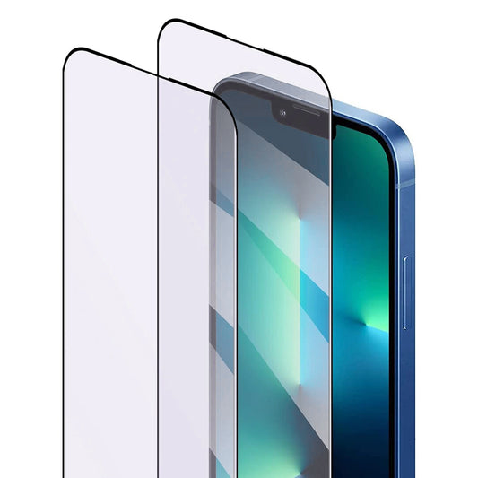 Προστατευτική Μεμβράνη Οθόνης Anti Blue Light Anank 5X Reinforced για Apple iPhone 17 Pro, Ενισχυμένο Γυαλί, Full Glue, 2.5D, Μαύρη