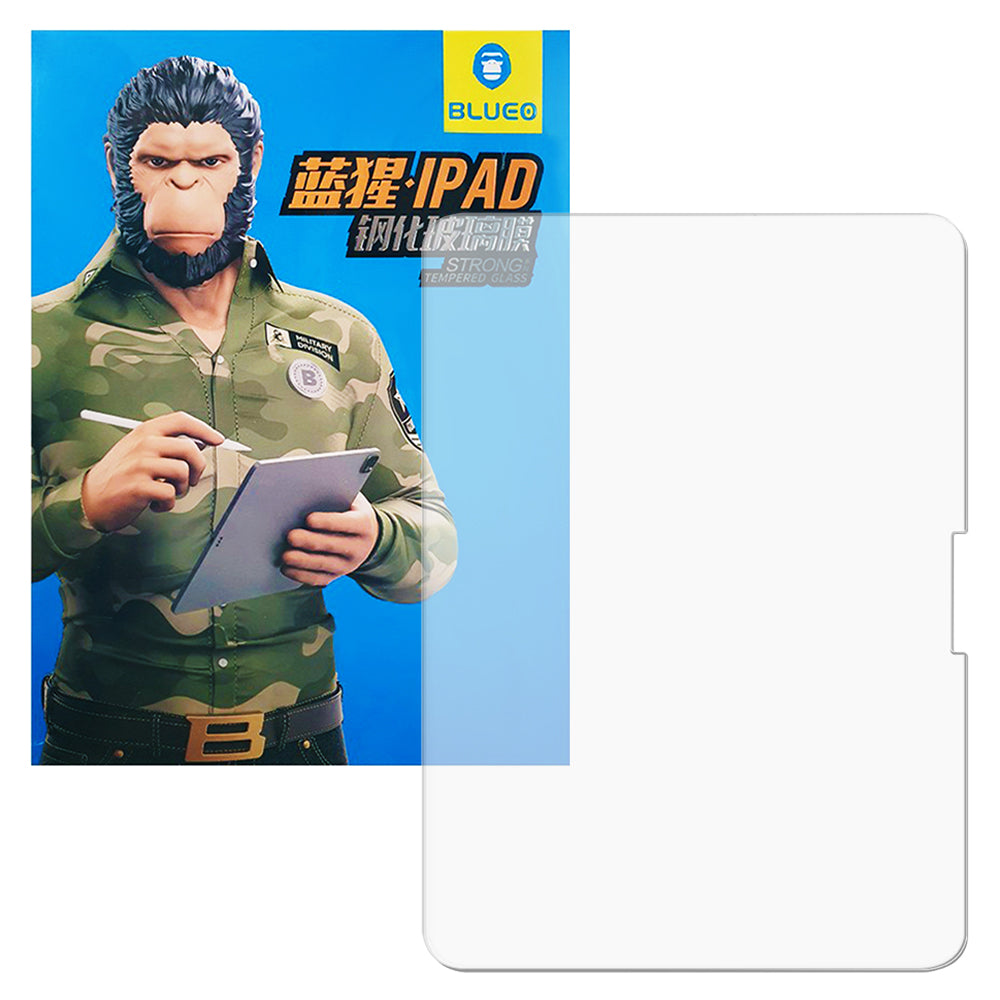 Προστατευτική μεμβράνη οθόνης Blueo HD για Apple iPad Air 11 (2024), Ασφαλισμένο γυαλί, Πλήρης κόλλα