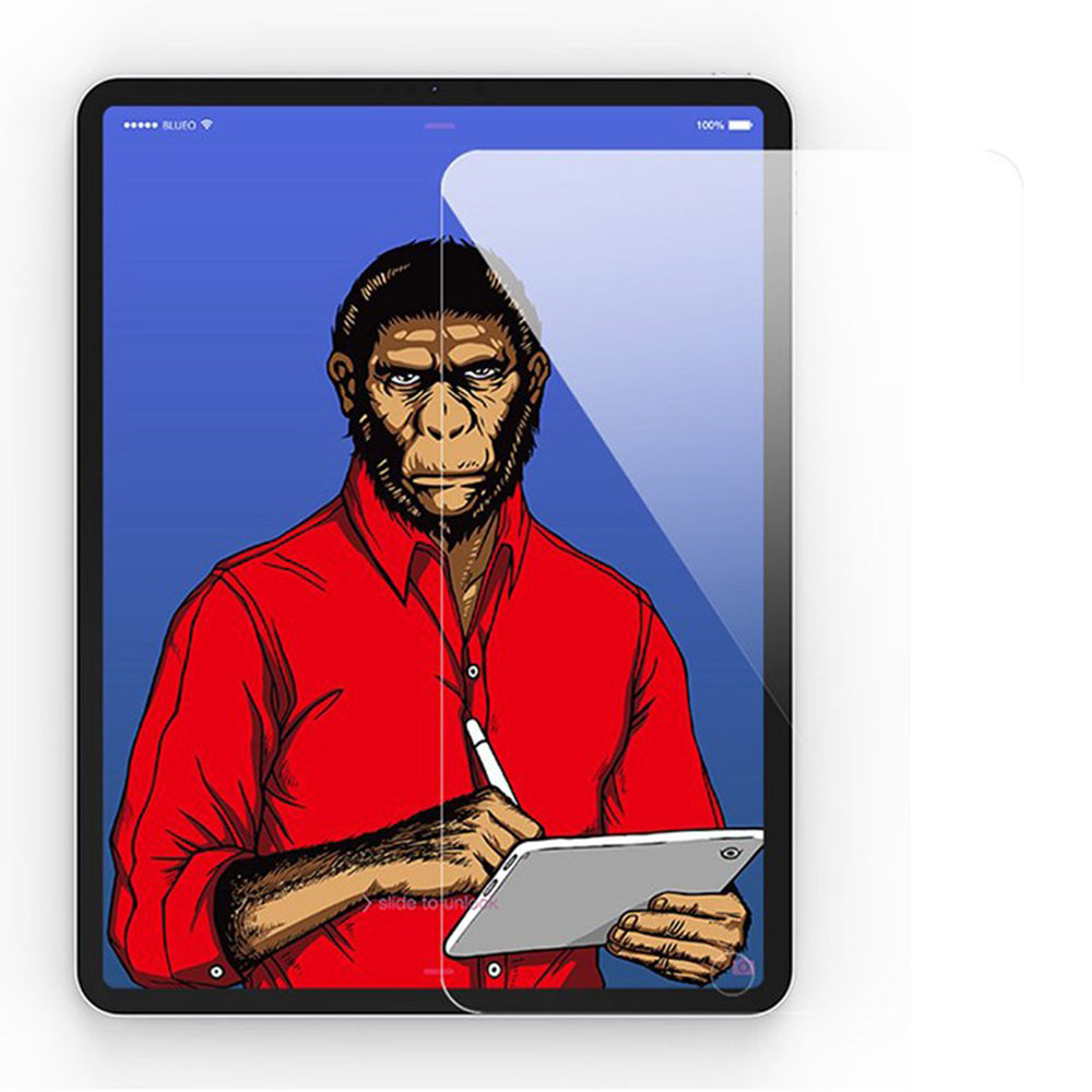 Προστατευτική μεμβράνη οθόνης Blueo HD για Apple iPad Air (2022) / Pro 11 (2021) / Air (2020) / Pro 11 (2020), Ασφαλισμένο γυαλί, Πλήρης κόλλα