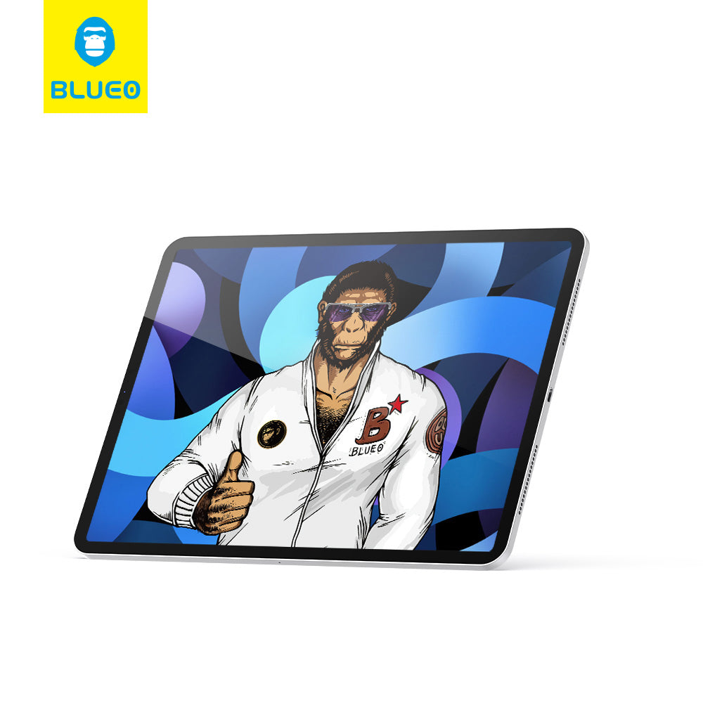 Blueo Screen Protector Film for Apple iPad (2025) / (2022), Tempered Glass, Full Glue