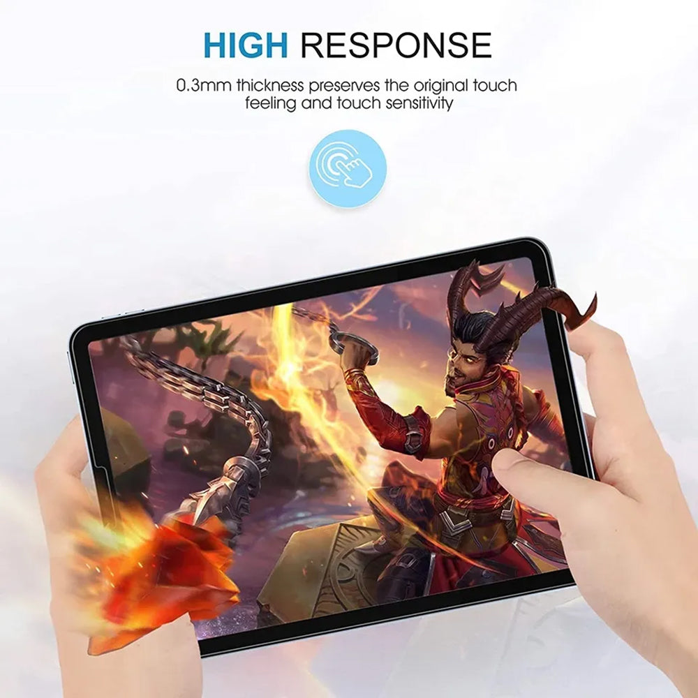 Clear Screen Protector Lito Classic for Apple iPad (2025) / (2022), Tempered Glass, Full Glue, 2.5D