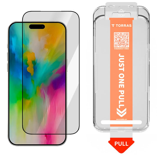 Προστατευτική Μεμβράνη Οθόνης Torras GlassGo Install Master για Apple iPhone 17 Air, Ενισχυμένο Γυαλί, Full Glue