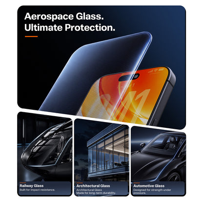 Προστατευτική μεμβράνη οθόνης Torras OrigArmor για Apple iPhone 18 Pro Max / 17 Pro Max, Ενισχυμένο γυαλί, Πλήρης κόλλα
