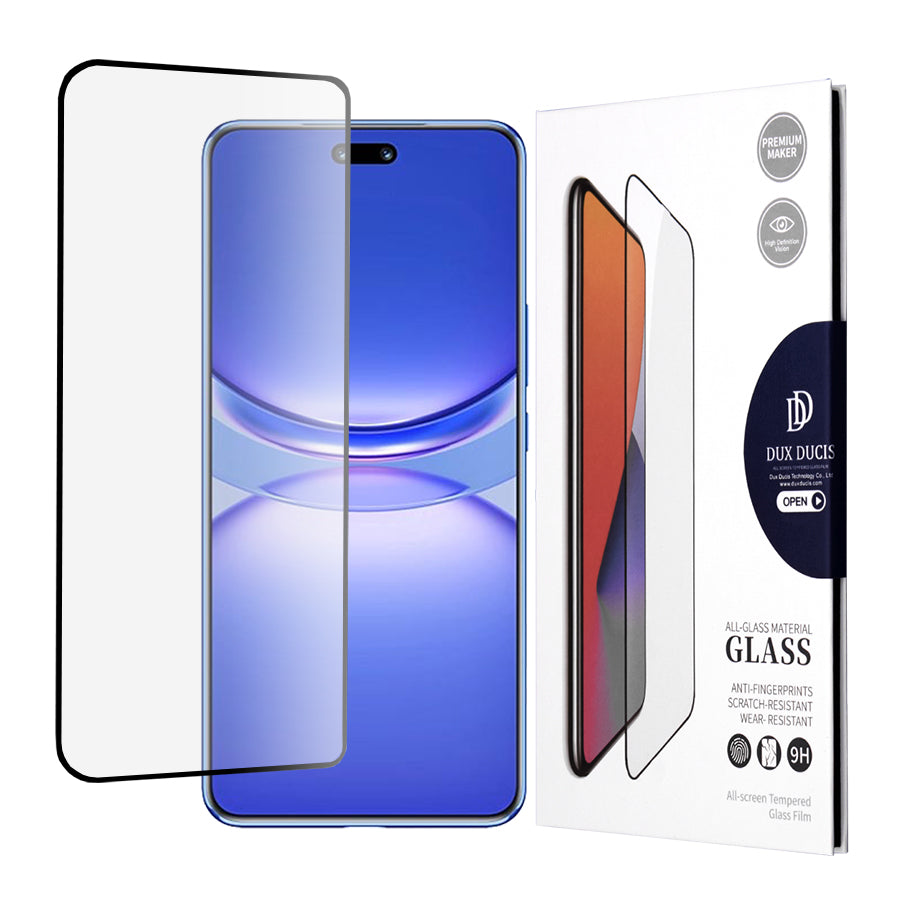 Προστατευτική μεμβράνη οθόνης DUX DUCIS για Huawei nova 12 Pro, Ασφαλισμένο γυαλί, Edge Glue, Μαύρο