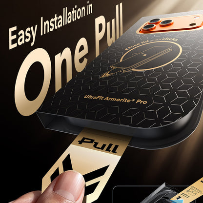 ESR Armorite Pro UltraFit Screen Protector for Apple iPhone 18 Pro / 17 Pro, Tempered Glass, Full Glue, Black