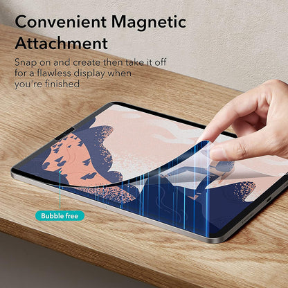 ESR Paper Feel Magnetic Screen Protector for Apple iPad Air 11 (2026) / Air 11 (2025), Plastic