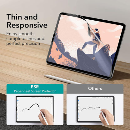 ESR Paper Feel Magnetic Screen Protector for Apple iPad Air 11 (2026) / Air 11 (2025), Plastic