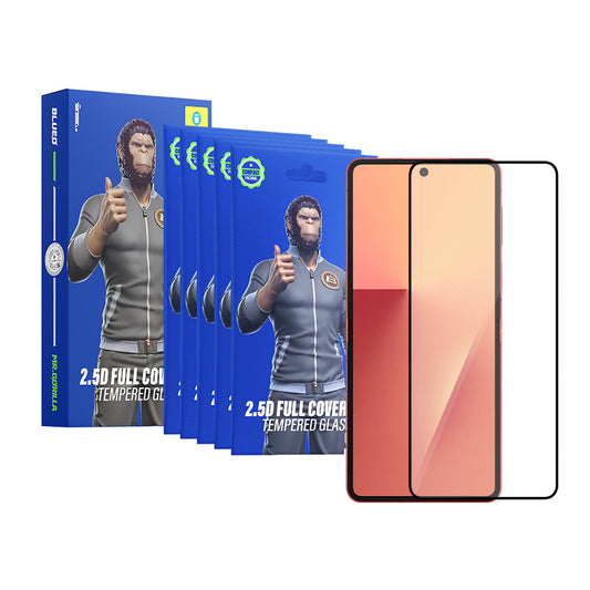 Προστατευτική μεμβράνη οθόνης εξωτερική Blueo HD για Samsung Galaxy Z Flip8 F776 / Z Flip7 F766, ασφαλισμένο γυαλί, πλήρης κόλλα, 2.5D, σετ 5 τεμαχίων, μαύρο