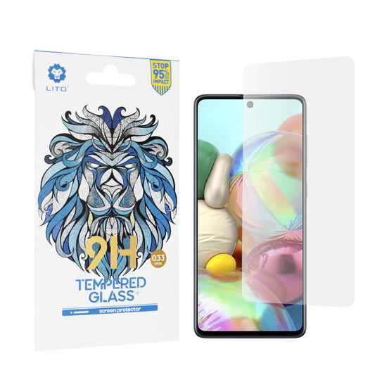 Προστατευτική Μεμβράνη Οθόνης Lito Classic για Samsung Galaxy M51 M515 / A71 5G A716 / Note10 Lite N770 / A71 A715, Ενισχυμένο Γυαλί, Πλήρης Κόλληση, 2.5D