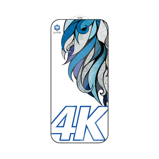 Προστατευτική Μεμβράνη Οθόνης Lito D+ Max 4K για Apple iPhone 17 Air, Ενισχυμένο Γυαλί, Πλήρης Κόλληση, Μαύρη