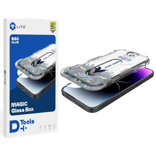 Προστατευτική Μεμβράνη Οθόνης Lito Magic Glass Box D+ Tools για Apple iPhone 17 Air, Ενισχυμένο Γυαλί, Full Glue