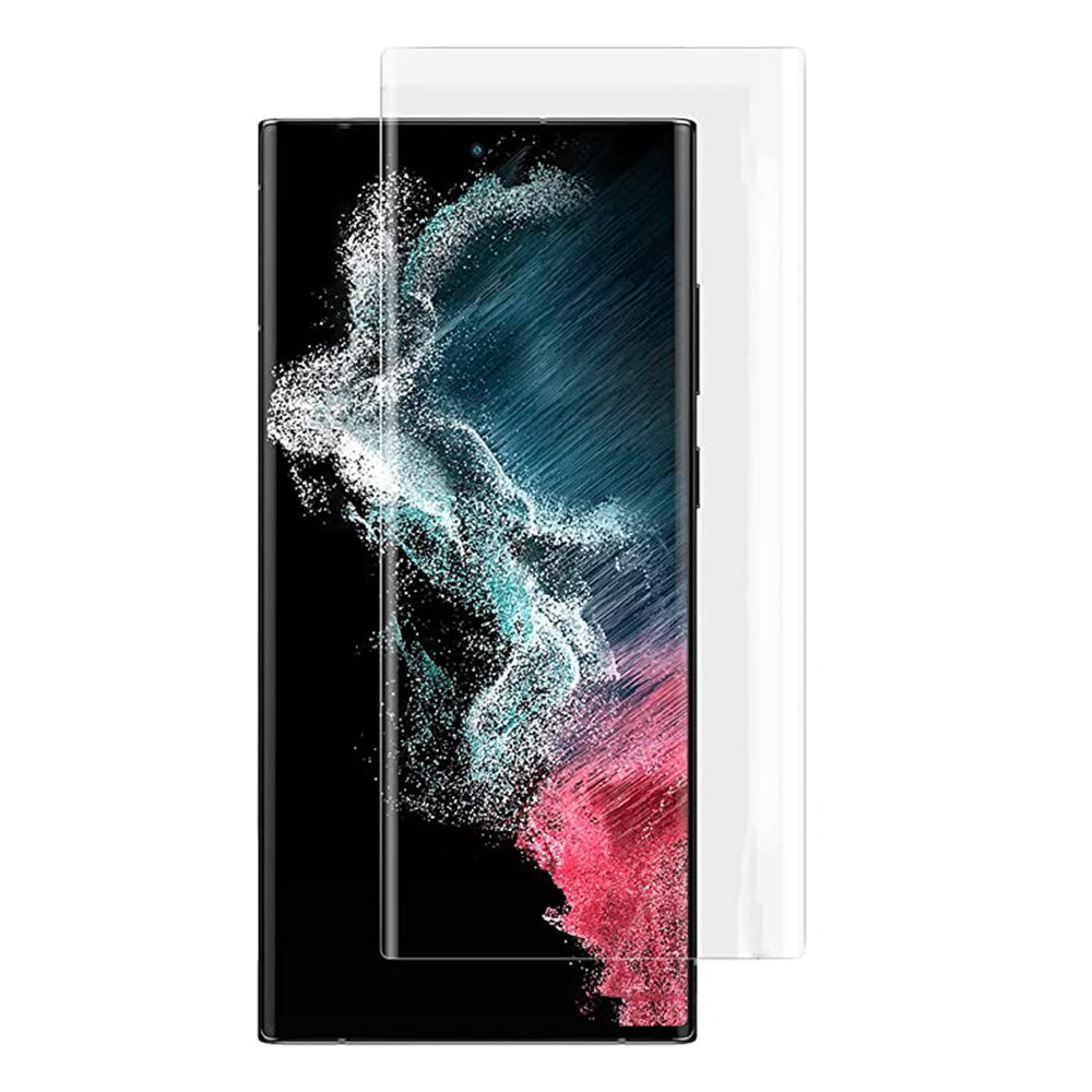 Προστατευτική μεμβράνη οθόνης Lito για Samsung Galaxy S22 Ultra 5G S908, Ασφαλισμένο γυαλί, UV κόλλα, 3D