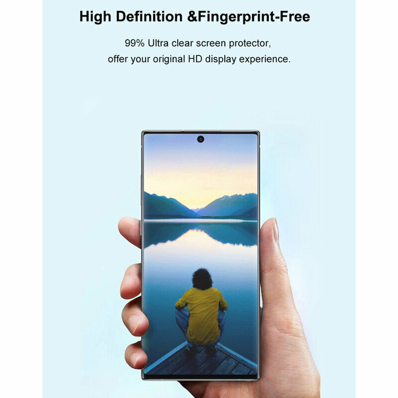 Προστατευτική μεμβράνη οθόνης Lito για Samsung Galaxy S22 Ultra 5G S908, Ασφαλισμένο γυαλί, UV κόλλα, 3D