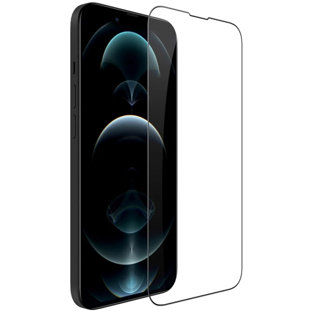 Προστατευτική μεμβράνη οθόνης Nillkin CP+ Pro για Apple iPhone 17e / 16e / 14 / 13 Pro / 13, Ασφαλισμένο γυαλί, Πλήρης κόλλα, Μαύρο