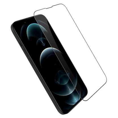 Προστατευτική μεμβράνη οθόνης Nillkin CP+ Pro για Apple iPhone 17e / 16e / 14 / 13 Pro / 13, Ασφαλισμένο γυαλί, Πλήρης κόλλα, Μαύρο