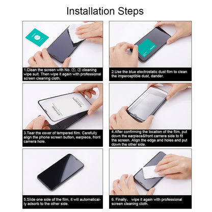 Nillkin CP+ Pro Screen Protector for Xiaomi 17T, Tempered Glass, Full Glue, Black