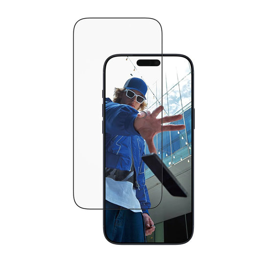 Προστατευτική μεμβράνη οθόνης PanzerGlass Ultra-Wide Fit EasyAligner για Apple 17 Pro Max, Ασφαλισμένο γυαλί, Πλήρης κόλλα, Μαύρο