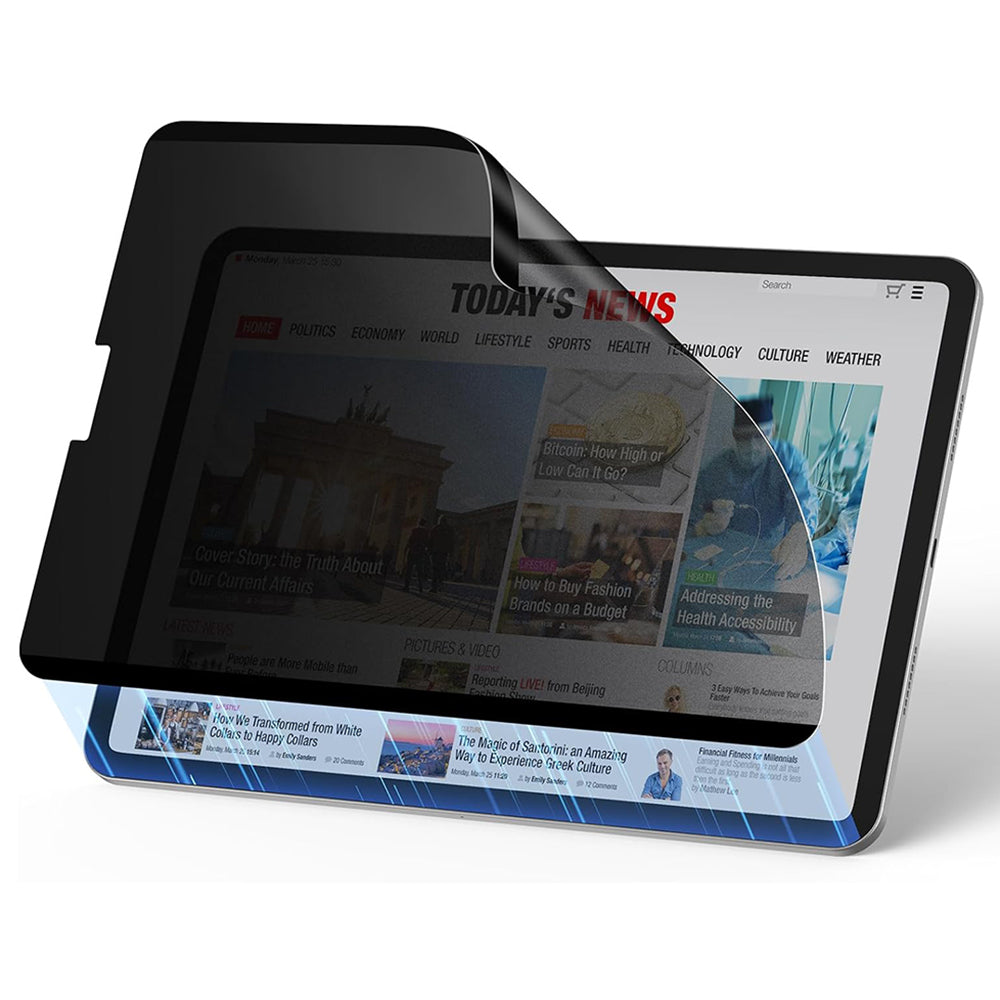 ESR Magnetic Privacy Screen Protector for Apple iPad Pro 12.9 (2022) / Pro 12.9 (2021) / Pro 12.9 (2020), Plastic