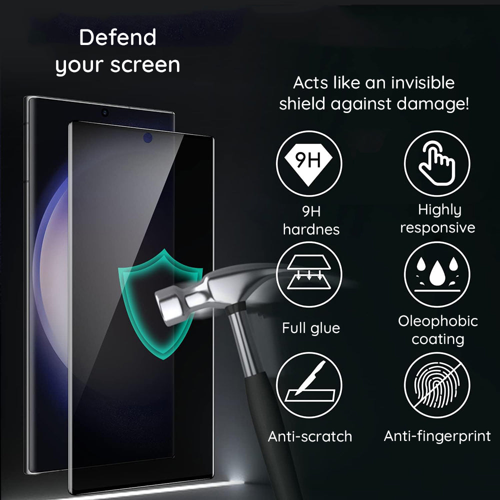 Privacy Screen Protector Lito HD Pro for Apple iPhone 15 Plus, Tempered Glass, Full Glue
