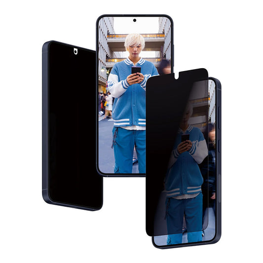 Προστατευτική Μεμβράνη Οθόνης Privacy PanzerGlass Ultra-Wide Fit EasyAligner για Samsung Galaxy S24 S921, Ενισχυμένο Γυαλί, Full Glue