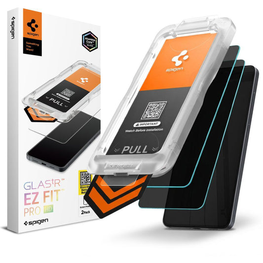 Προστατευτική Μεμβράνη Οθόνης Privacy Spigen GlastR EZ FIT Pro HD για Samsung Galaxy S26 Plus S947, Ενισχυμένο Γυαλί, Πλήρης Κόλληση, Σετ 2 τεμαχίων AGL11085
