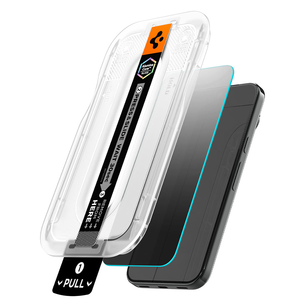 Spigen GlastR EZ FIT Pro Privacy Screen Protector for Google Pixel 11 Pro XL, Tempered Glass, Full Glue, Set of 2 pieces AGL11486