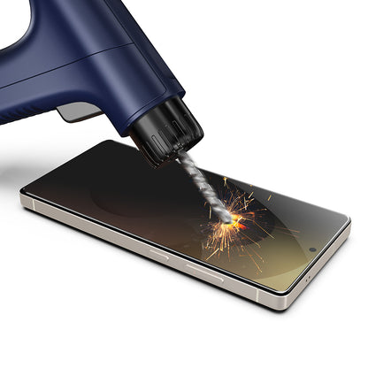 Privacy Screen Protector Techsuit TitanGlass CrystalHD for Samsung Galaxy S25 Ultra S938, Tempered Glass, Full Glue
