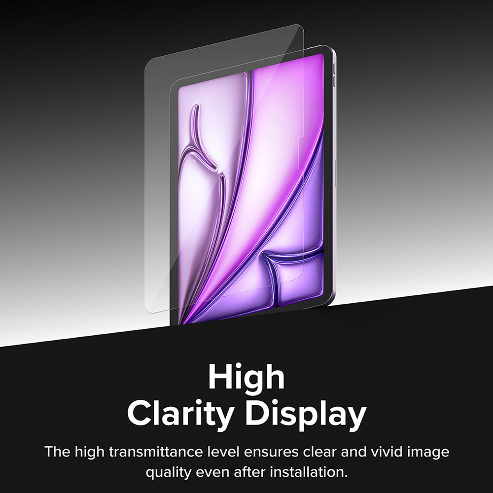 Ringke Easy Slide Screen Protector for Apple iPad Air 11 (2026) / Air 11 (2025), Tempered Glass, Full Glue