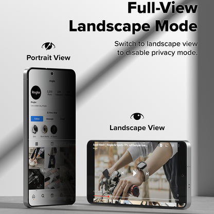 Προστατευτική Μεμβράνη Οθόνης Ringke Easy Slide για Samsung Galaxy S26 S942, Ενισχυμένο Γυαλί, Πλήρης Κόλληση, Σετ 2 τεμαχίων, Μαύρη