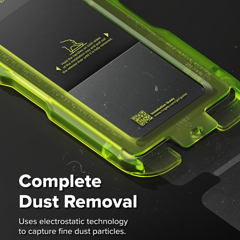 Προστατευτική Μεμβράνη Οθόνης Ringke Easy Slide για Samsung Galaxy S26 S942, Ενισχυμένο Γυαλί, Πλήρης Κόλληση, Σετ 2 τεμαχίων, Μαύρη