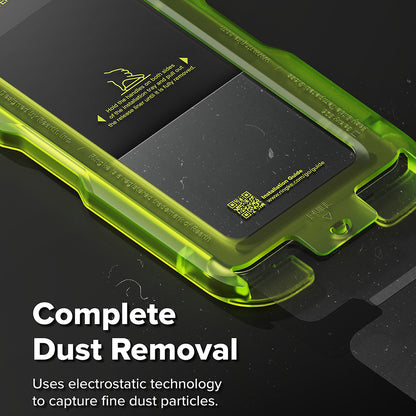 Προστατευτική Μεμβράνη Οθόνης Ringke Easy Slide για Samsung Galaxy S26 S942, Ενισχυμένο Γυαλί, Πλήρης Κόλληση, Σετ 2 τεμαχίων, Μαύρη