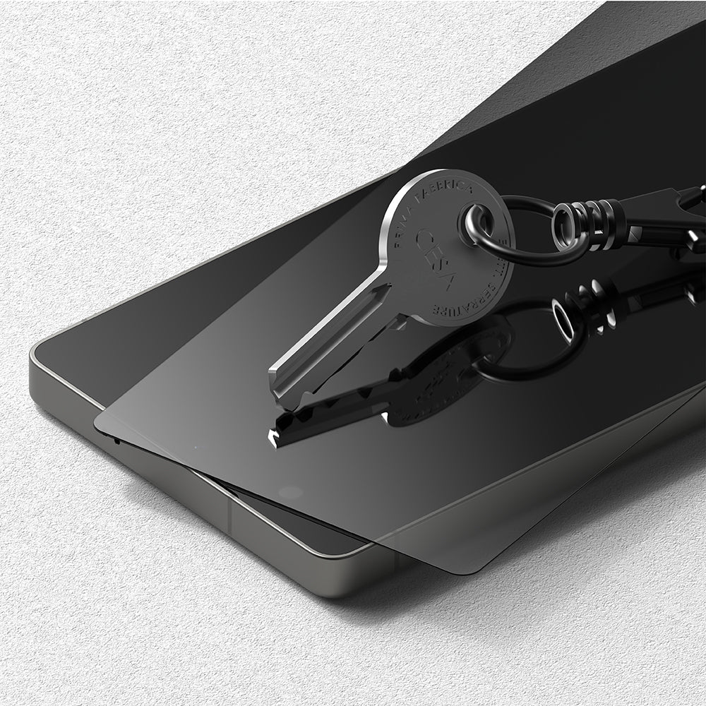 Προστατευτική Μεμβράνη Οθόνης Ringke Easy Slide για Samsung Galaxy S26 Ultra S948, Ενισχυμένο Γυαλί, Πλήρης Κόλληση, Σετ 2 τεμαχίων, Μαύρη