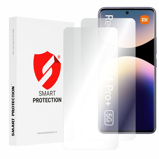 Προστατευτική μεμβράνη οθόνης Smart Protection Premium Classic για Xiaomi Redmi Note 14 Pro+ 5G, Πλαστικό, Σετ 2 τεμαχίων