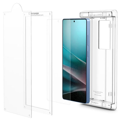 Spigen Elite Shield EZ FIT HD Screen Protector for Samsung Galaxy S25 Ultra S938, Plastic AFL09083