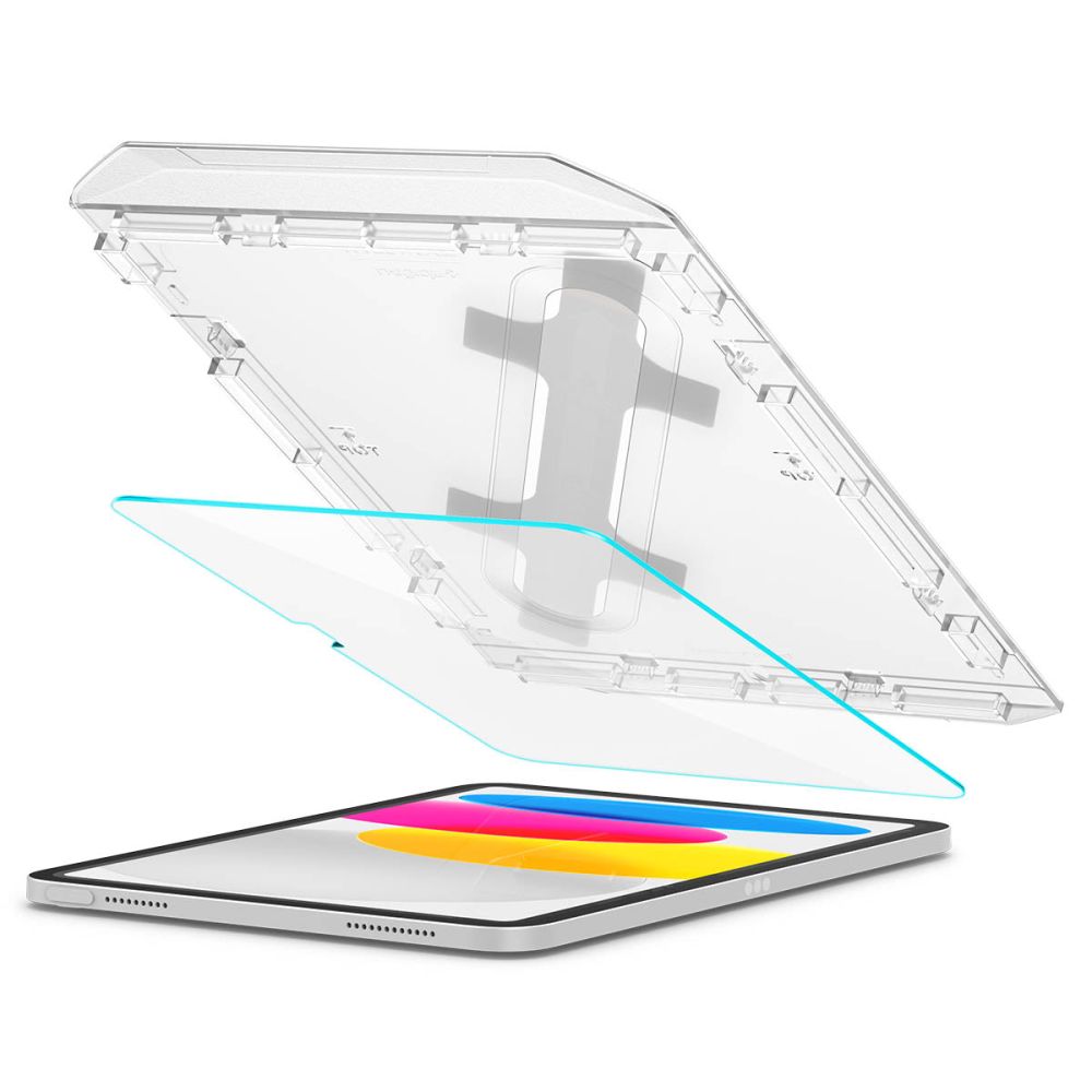 Spigen GlastR EZ FIT Screen Protector for Apple iPad (2025) / (2022), Tempered Glass, Full Glue AGL05554