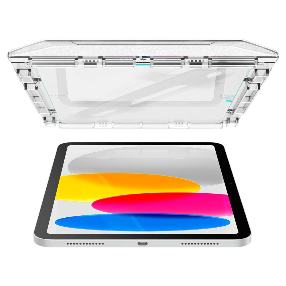 Spigen GlastR EZ FIT Screen Protector for Apple iPad (2025) / (2022), Tempered Glass, Full Glue AGL05554