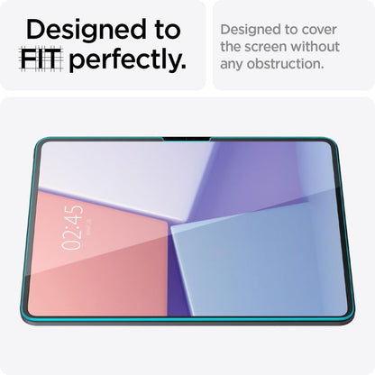 Spigen GlastR EZ FIT Screen Protector for Apple iPad Pro 13 (2024), Tempered Glass, Full Glue AGL07793