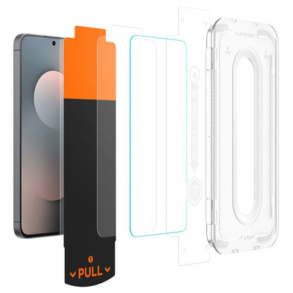 Προστατευτική Μεμβράνη Οθόνης Spigen GlastR EZ FIT Pro HD για Samsung Galaxy S25 FE, Ενισχυμένο Γυαλί, Πλήρης Κόλληση, Σετ 2 τεμαχίων AGL10202