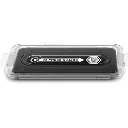 Προστατευτική Μεμβράνη Οθόνης Spigen GlastR EZ FIT Pro HD για Samsung Galaxy S25 FE, Ενισχυμένο Γυαλί, Πλήρης Κόλληση, Σετ 2 τεμαχίων AGL10202