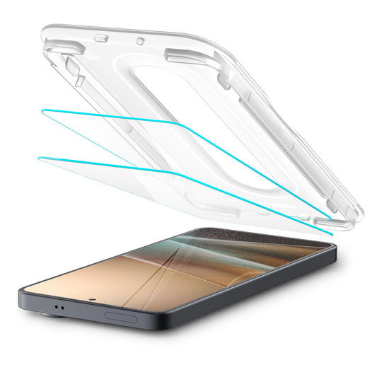 Προστατευτική μεμβράνη οθόνης Spigen GlastR EZ FIT Pro Anti-Reflection για Samsung Galaxy S26 S942, Ασφαλισμένο γυαλί, Πλήρης κόλλα, Σετ 2 τεμαχίων