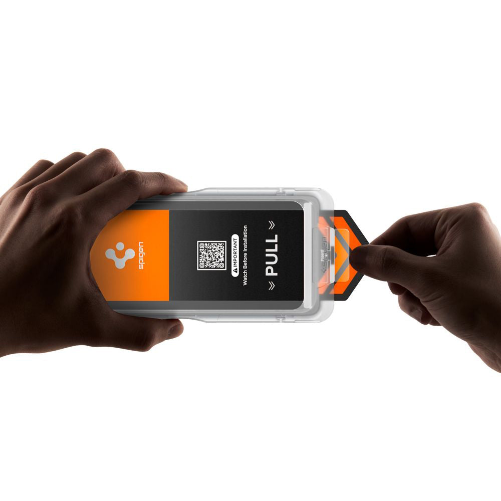 Προστατευτική Μεμβράνη Οθόνης Spigen GlastR EZ FIT Pro HD για Samsung Galaxy S26 Ultra S948, Ενισχυμένο Γυαλί, Full Glue AGL11074