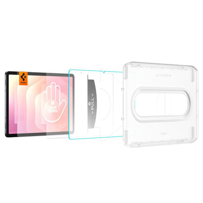 Προστατευτική μεμβράνη οθόνης Spigen GlastR EZ FIT Pro για Samsung Galaxy Tab S11, Ασφαλισμένο γυαλί, Full Glue AGL10198