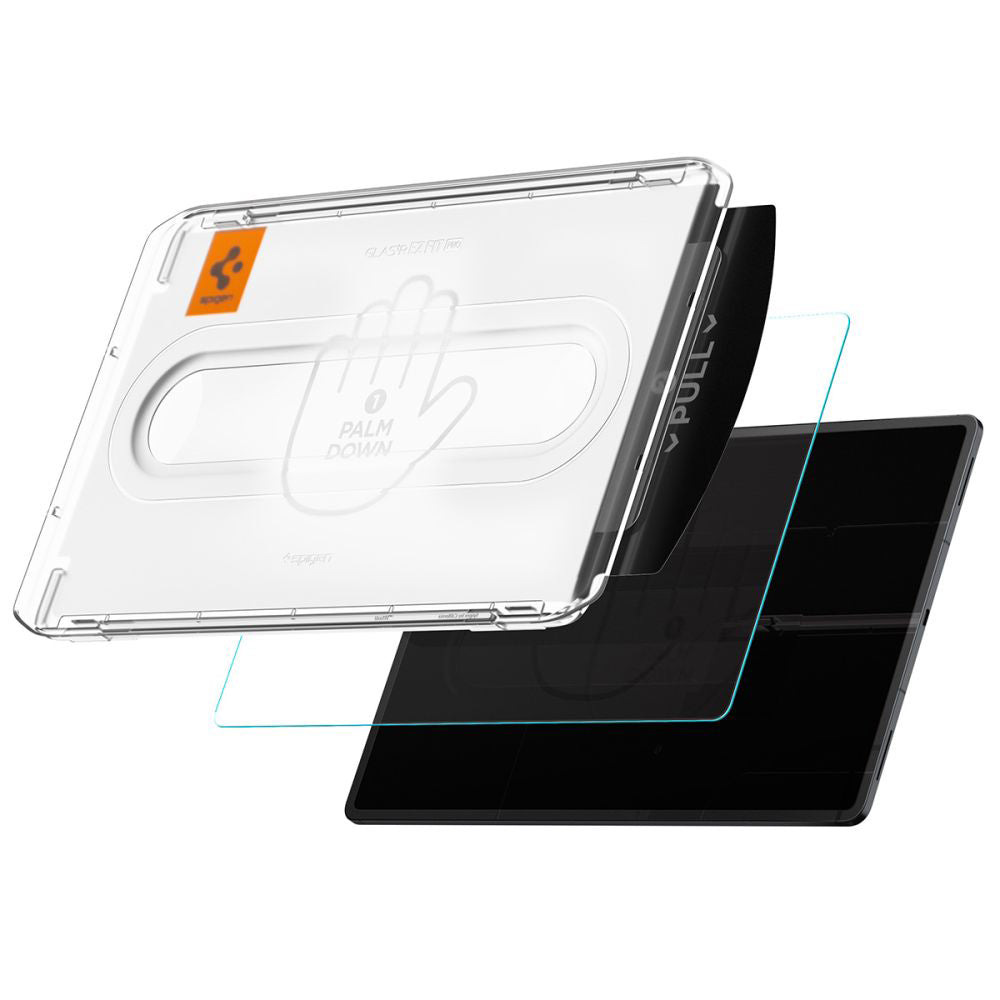 Προστατευτική μεμβράνη οθόνης Spigen GlastR EZ FIT Pro για Samsung Galaxy Tab S11 Ultra, Ασφαλισμένο γυαλί, Full Glue AGL10200