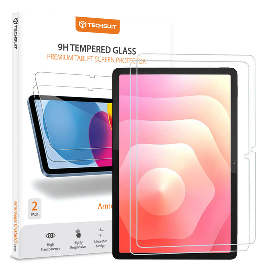 Προστατευτική Μεμβράνη Οθόνης Techsuit ArmorGlass CrystalHD για Samsung Galaxy Tab S11, Ενισχυμένο Γυαλί, Full Glue, Σετ 2 τεμαχίων