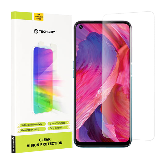 Προστατευτική Μεμβράνη Οθόνης Techsuit Clear Vision για OnePlus Nord N200 5G / A74 5G / A54 5G, Ενισχυμένο Γυαλί, Full Glue