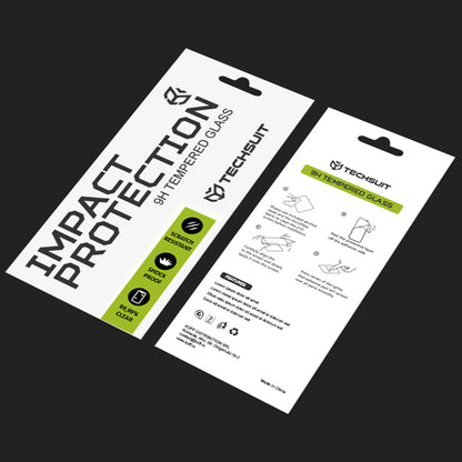 Techsuit Screen Protector Film for Realme 9 / 9 Pro+ / Oppo Find X5 Lite / Reno7 5G / A94, Tempered Glass, Full Glue, 111D, Black