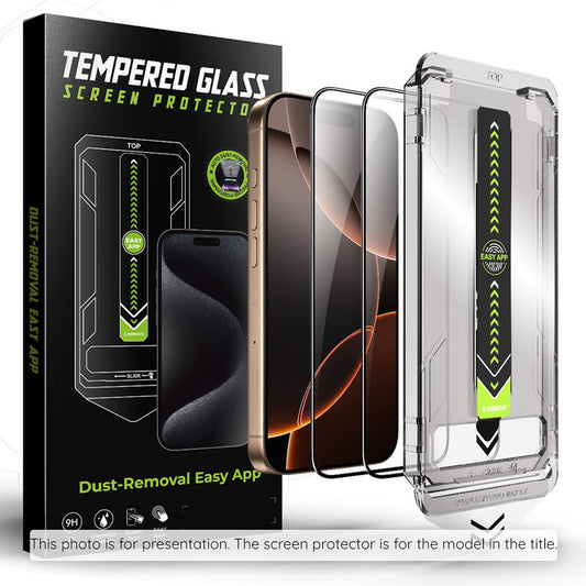 Προστατευτική μεμβράνη οθόνης Techsuit TitanGlass CrystalHD για Samsung Galaxy S25 FE, Ασφαλισμένο γυαλί, Πλήρης κόλλα