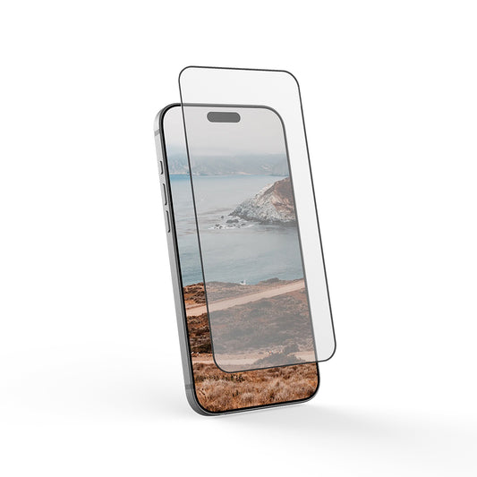 Προστατευτική Μεμβράνη Οθόνης Urban Armor Gear Shield για Apple iPhone 17 Pro, Ενισχυμένο Γυαλί, Πλήρης Κόλληση, Μαύρη