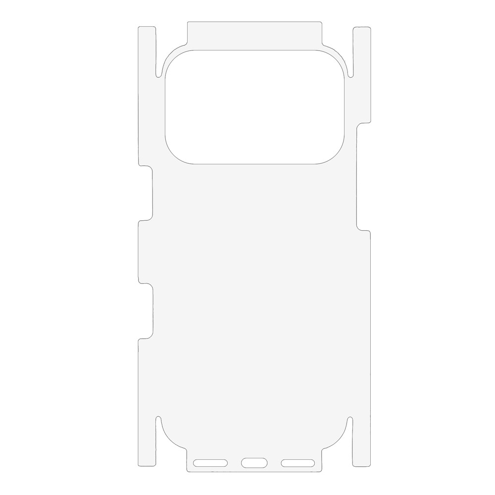 Προστατευτική μεμβράνη πίσω OEM για Apple iPhone 17 Pro Max, Πλαστικό