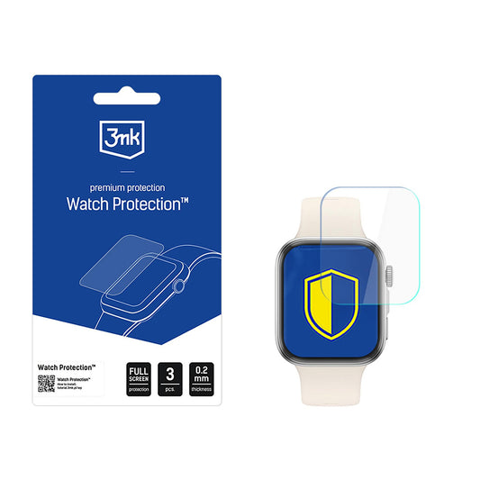 3MK Arc Protection Film for Huawei Watch Fit 4, Set of 3 Pieces, Plastic